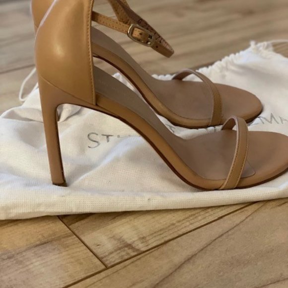 Stuart Weitzman Nudistsong - Adobe leather 6.5 w/dustbag - Picture 3 of 5